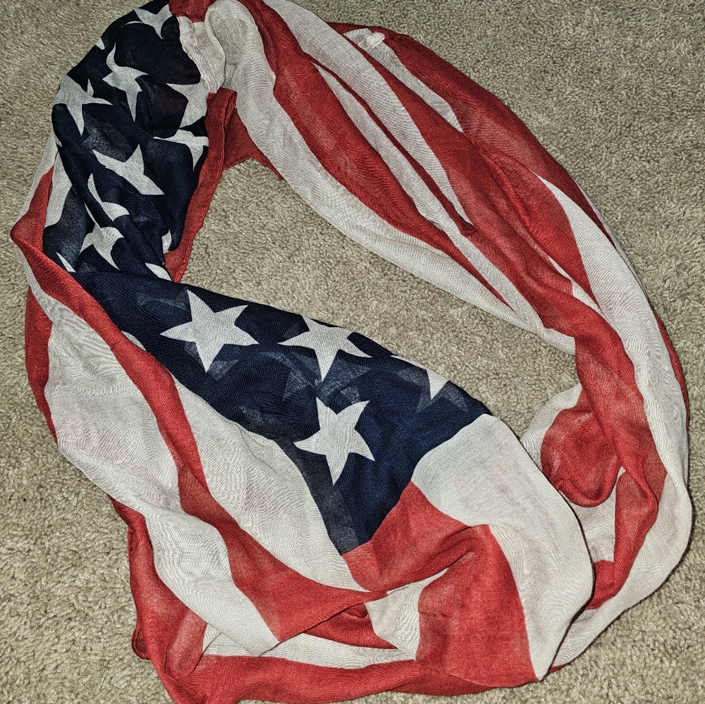 American flag Infinity scarf